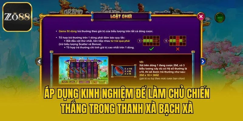 Áp dụng kinh nghiệm để làm chủ chiến thắng trong thanh xà bạch xà