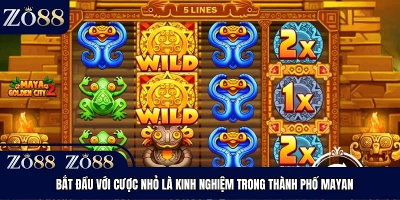 Bắt đầu với cược nhỏ là kinh nghiệm trong thành phố Mayan