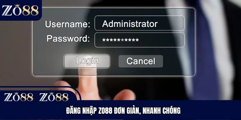 Đăng nhập Zo88 đơn giản, nhanh chóng