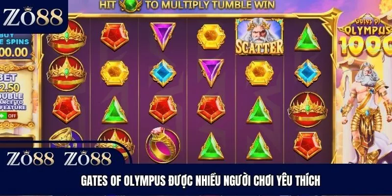 Gates of Olympus được nhiều người chơi yêu thích