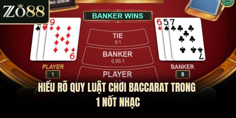 Hiểu rõ quy luật chơi Baccarat trong 1 nốt nhạc