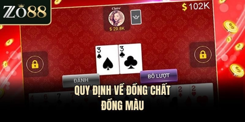 Quy định về đồng chất, đồng màu