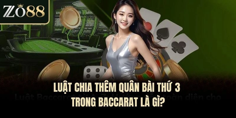Luật chia thêm quân bài thứ 3 trong Baccarat là gì?